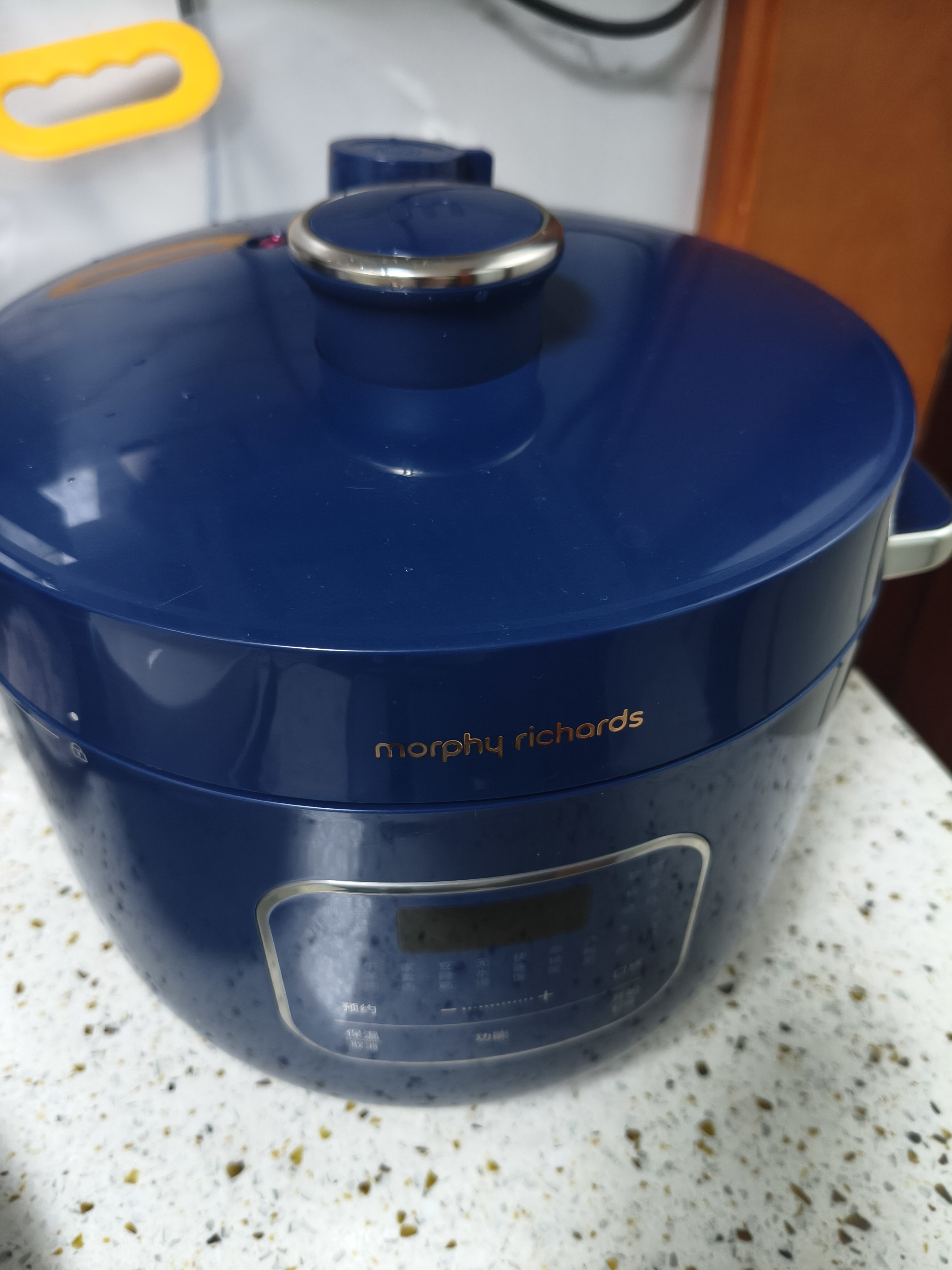 摩飞电器电压力锅电高压锅高压电饭锅压力电饭煲家用多功能2.5升小型迷你2-3-4人用 MR8701 标配蓝【0氟珐琅釉】 2.5L 实拍图
