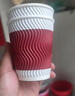 美丽雅一次性纸杯加厚隔热防烫中号40只豆浆奶茶热饮咖啡杯子家用280ml 实拍图