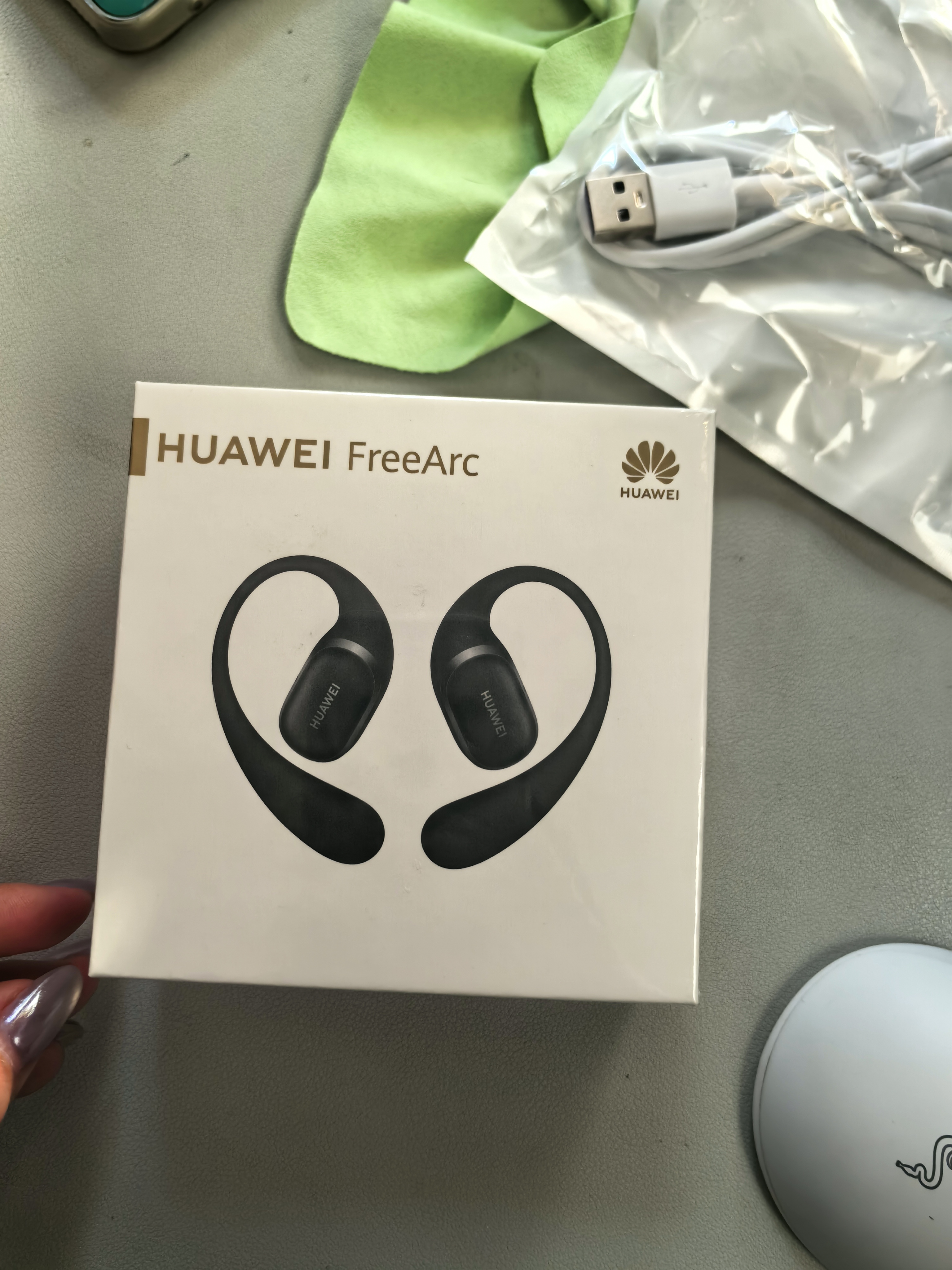 华为FreeArc耳挂式蓝牙耳机开放挂耳式无线耳机跑步运动音乐游戏低延迟防漏音适用于荣耀苹果MT33 星空黑丨送店铺延保+晒单豪礼 京东旗下官方店 实拍图