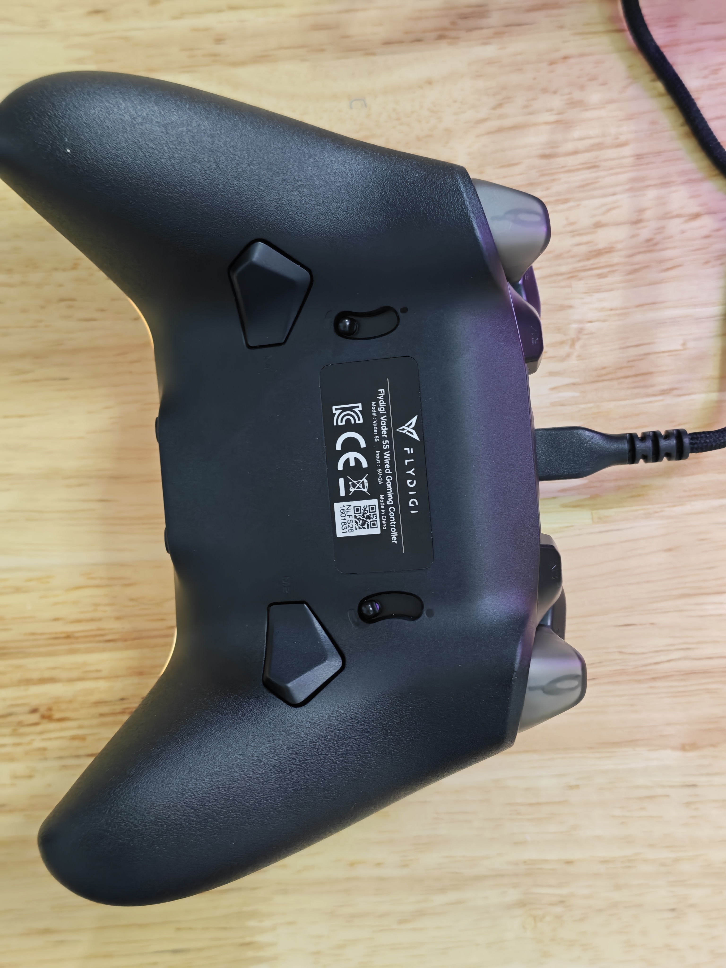 飞智黑武士5S 竞技精英游戏手柄 力切换杠杆扳机 XBOX授权有线版  震动体感PC电脑Steam电视 仁王3 实拍图