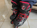 乐秀（ROADSHOW）轮滑鞋儿童专业全套装滑轮冰鞋直排轮滑旱冰鞋男女童RX1GT溜冰鞋 【锁轮款】黑红单鞋+轮滑包 L (36-39适合8岁+) 实拍图