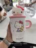 三丽鸥（SANRIO）HelloKitty公仔冰霸保温杯316不锈钢带吸管办公室女七夕礼物500ml 实拍图