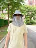 俞兆林遮阳帽防晒帽男女夏季户外大檐帽太阳帽护颈面罩男士帽子 浅灰  实拍图
