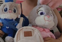 迪士尼（Disney）疯狂动物城朱迪斜挎包兔子玩偶包毛绒玩具儿童生日礼物送女孩闺蜜 实拍图
