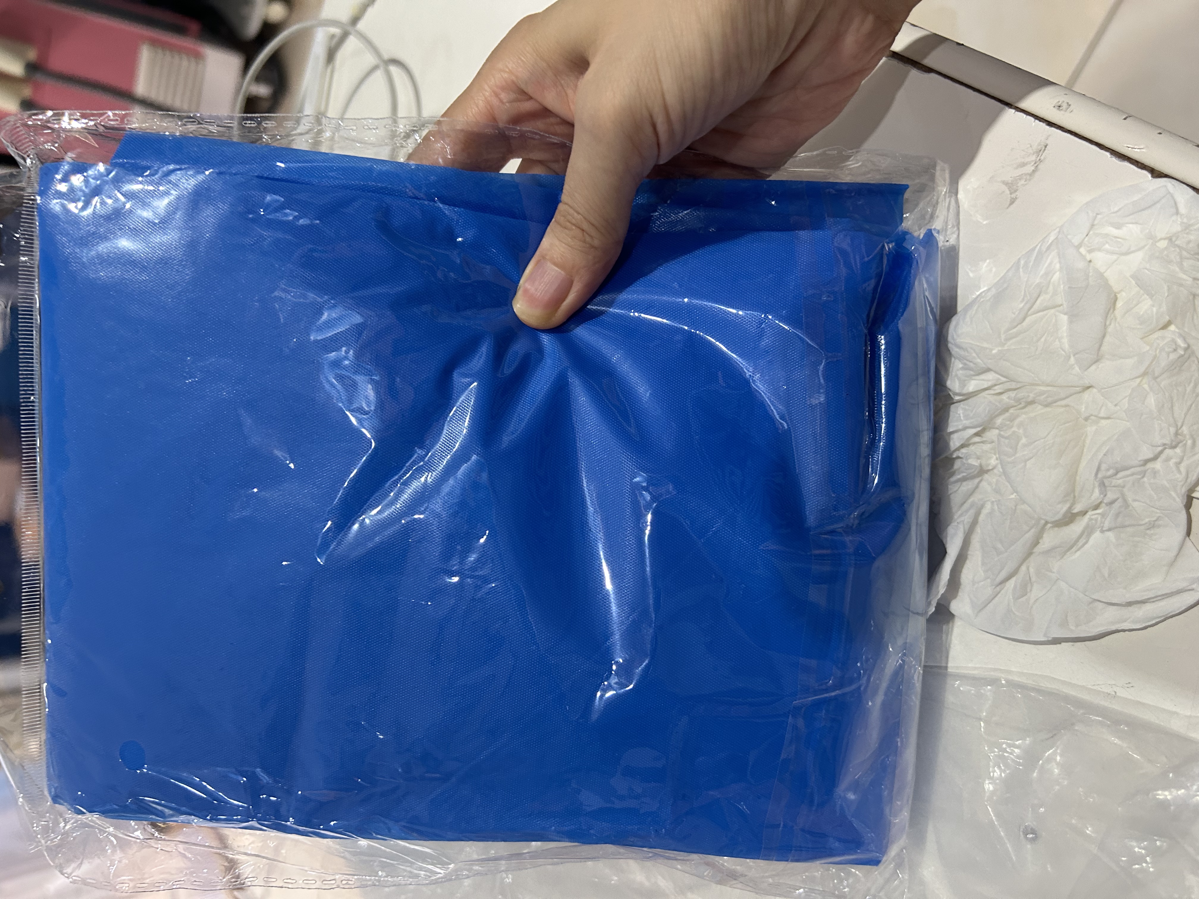 长款雨衣防暴雨全身男女雨服成人便携雨披防雨轻便 蓝色款1件 实拍图