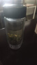 希乐玻璃杯双层玻璃水杯高颜值男士商务办公茶水分离杯便携泡茶杯子 实拍图