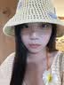 尤克达蒂（yookdd）泳衣女款分体四件套长袖条纹纯欲风比基尼甜美少女泡温泉泳衣 桔粉树叶 均码 【建议80-120斤】 实拍图