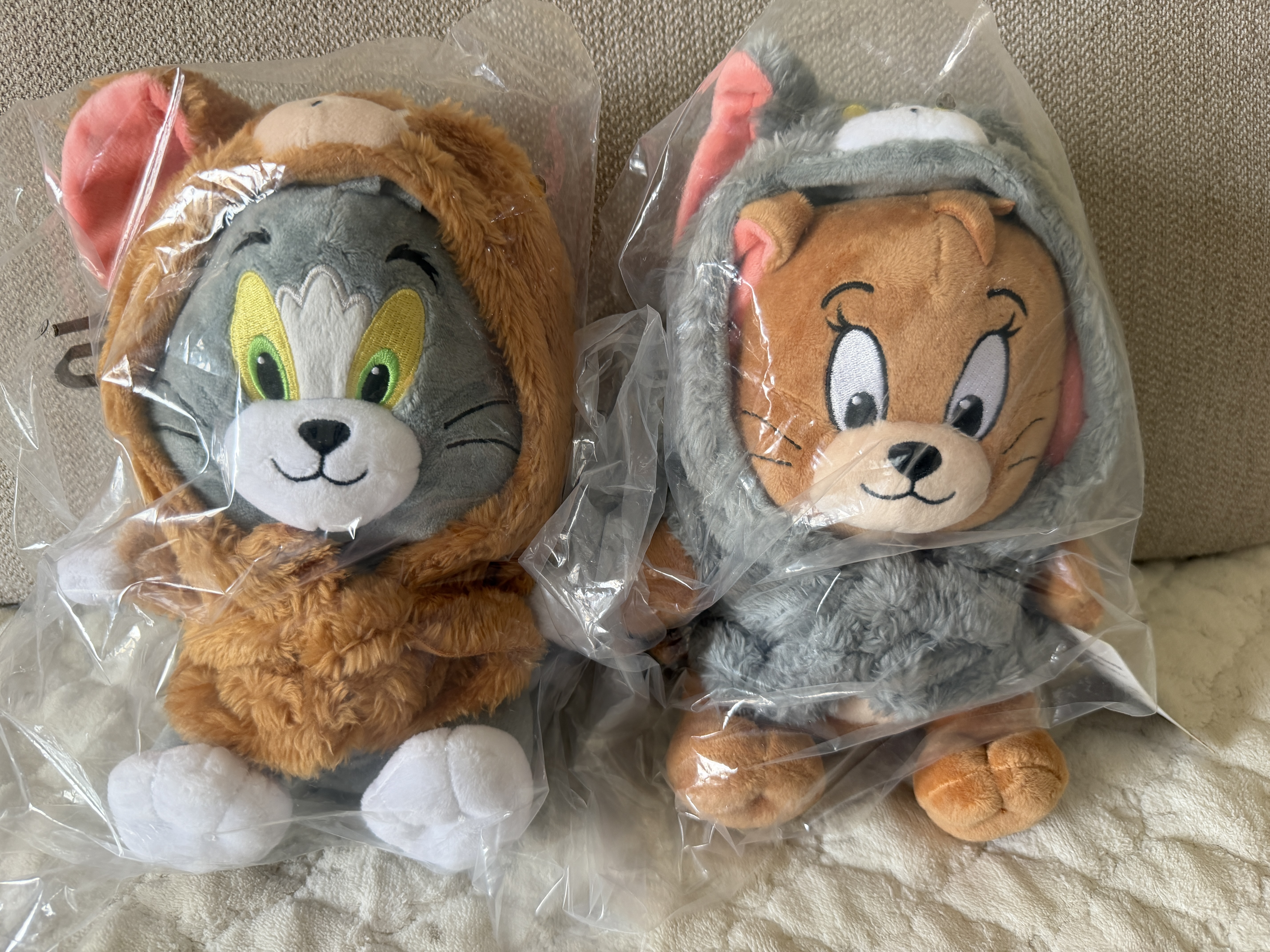 猫和老鼠（Tom and Jerry）毛绒玩具可爱CP浴袍汤姆猫玩偶治愈玩偶生日礼物送女生礼物 实拍图