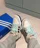 adidas DURAMO SL超轻稳定透湿排汗缓震回弹体测跑鞋男女阿迪达斯   灰蓝/白   42 实拍图