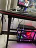 奥伦福特  电脑桌台式家用电竞游戏桌办公书桌简约书房写字桌子 碳纤维纹路单桌-80*60 升级款电竞桌 实拍图