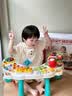 GEFUYA婴儿玩具一岁宝宝儿童玩具0-1-3蒙氏早教百宝箱6-12个月周岁礼物 蒙氏云朵忙碌屋-礼盒款【百变玩法-声乐-蒙氏早教】 多功能益智游戏桌忙碌屋板生日礼物 实拍图