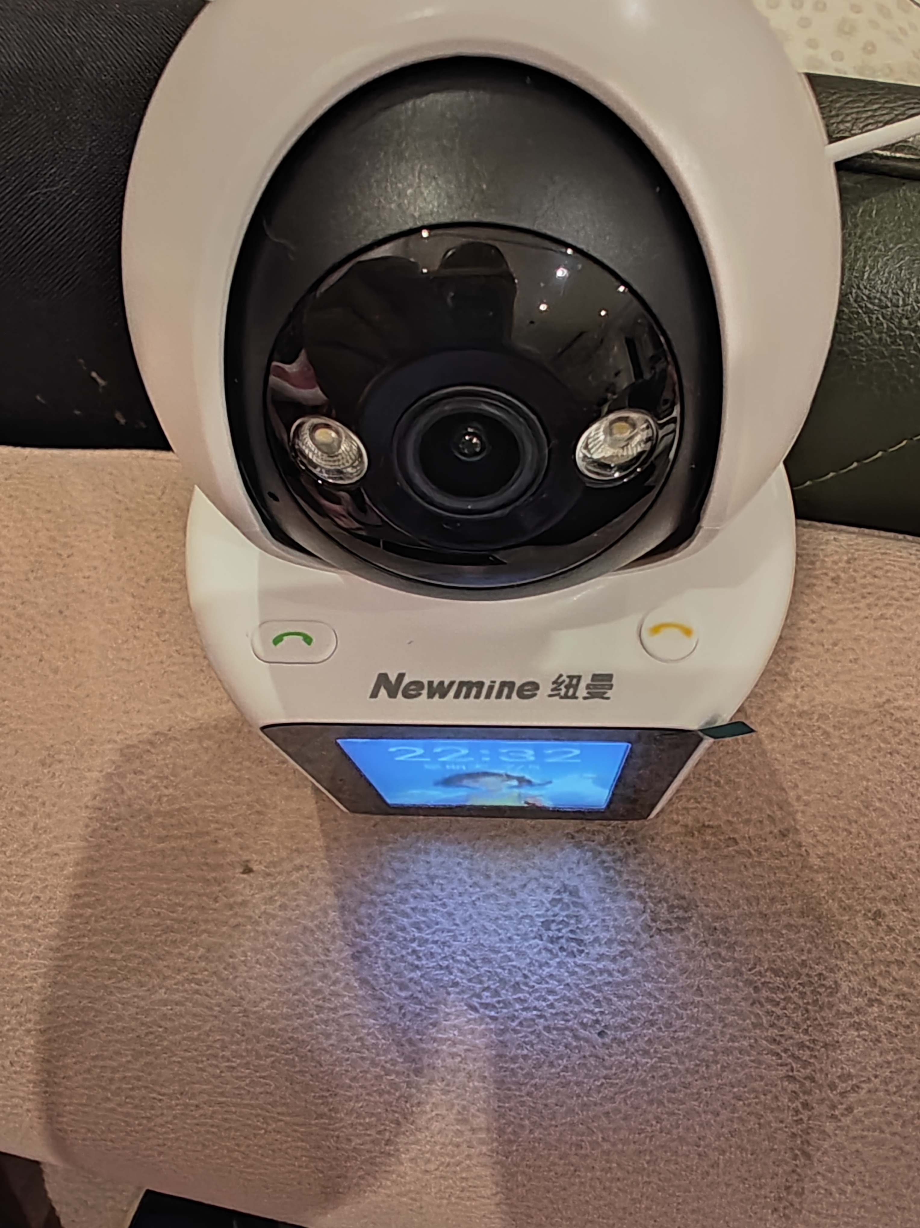 纽曼无线AI摄像头家用室内家庭高清800万像素双向视频通话手机远程监控器360度无死角带夜视全景语音 实拍图