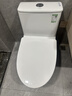 九牧（JOMOO）马桶 家用虹吸式马桶大冲力节水坐便器 防臭瞬冲 易洁抗菌马桶 行业爆款-升级无棱内壁11370-305坑 实拍图