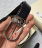 万宝龙（MONTBLANC）腰带男士经典马蹄形双面皮带128135+笔记本礼盒套装 礼物 实拍图