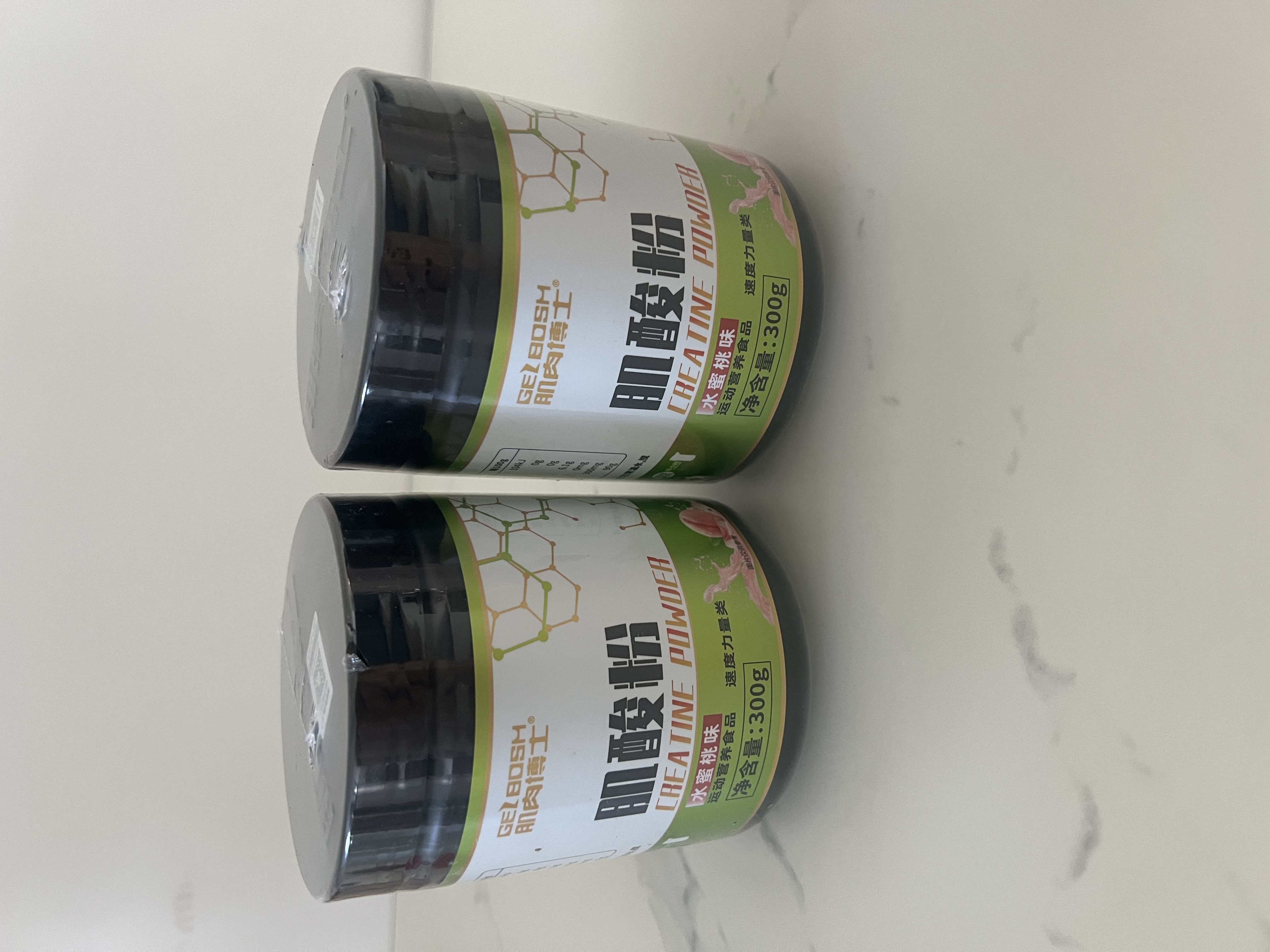 肌肉博士 一水肌酸粉300g 水蜜桃味肌酸含量90% 肌酸纯度99.99%健身营养粉 实拍图