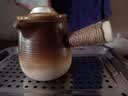 京东京造 围炉煮茶粗陶煮茶器陶瓷茶户外家用壶月牙侧把煮茶壶 实拍图