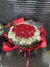 幽客玉品鲜花速递红玫瑰花束表白送女友老婆生日礼物全国同城配送 33朵红玫瑰花束—女王款 实拍图