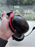 iKF V11 Pro7.1四模无线游戏耳机头戴式7.1环绕音效蓝牙有线电竞三角洲FPS无畏契约听声辨位 黑红色 实拍图
