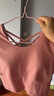 VICTORIATOURIST瑜伽服女运动套装夏季防晒跑步普拉提健身服美背含胸垫两件套 实拍图