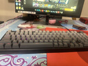 达尔优（dareu）EK815pro机械键盘游戏键盘98配列多媒体旋钮渐变键帽 白烟青-脆波波轴 实拍图