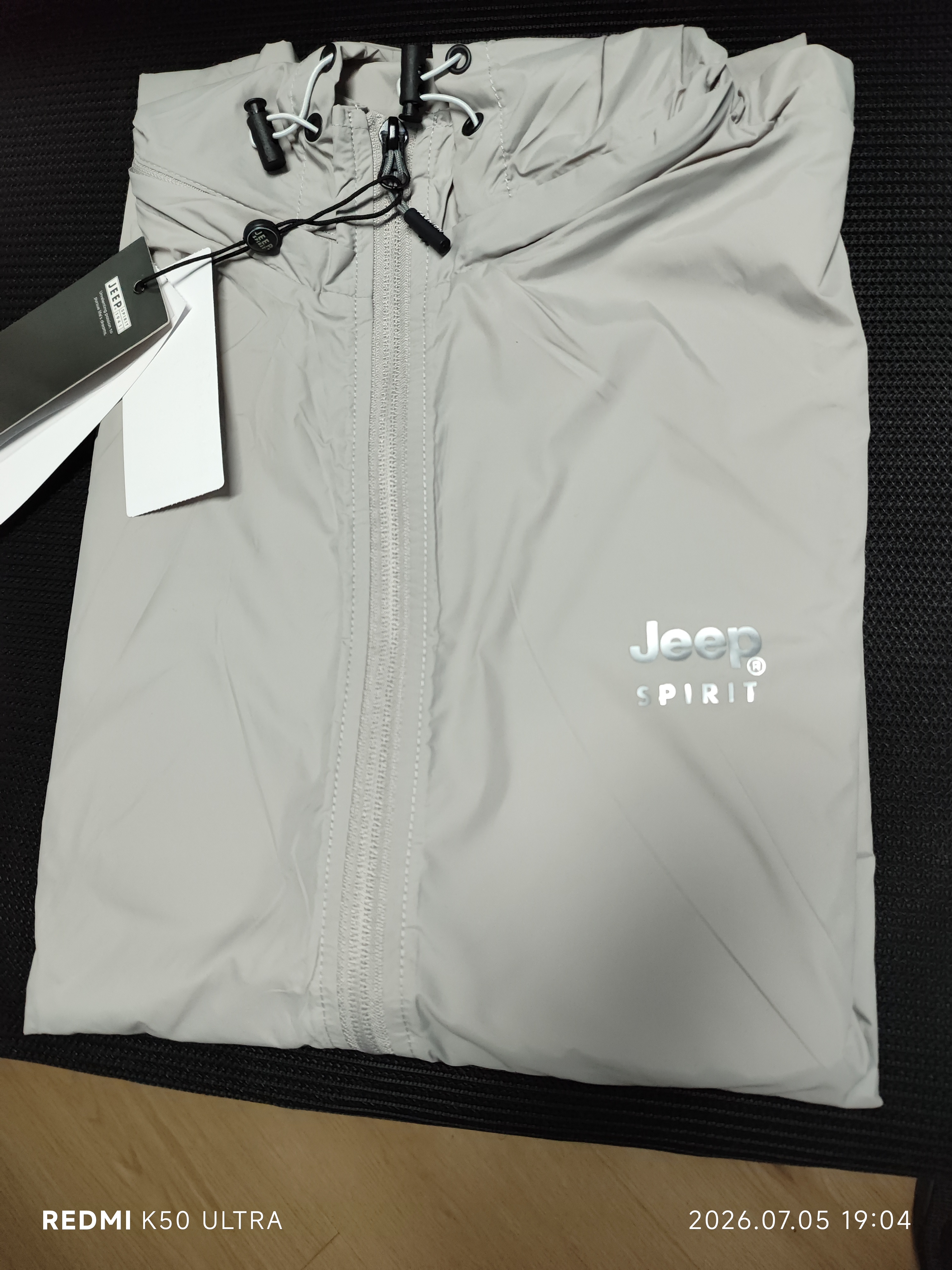 JEEP SPIRIT吉普防晒衣男夏季冰丝防紫外线超薄透气防晒服男士皮肤衣钓鱼外套 实拍图