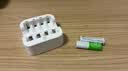 京东京造5号充电锂电池4粒套装 1.5V恒压快充 适用游戏手柄/键鼠/话筒/吸奶器/血压计/玩具赛车等 AA五号 实拍图