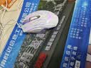 狼蛛（AULA）F2068Pro机械键盘鼠标 全键热插拔 背光 104键有线键鼠三件套装 办公电脑键盘电竞游戏专用 银白【键鼠耳机桌垫-四件套】青轴 实拍图