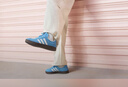 adidas「T头鞋」VL COURT复古休闲板鞋德训鞋男女阿迪达斯轻运动 汉玉白/黑色/树脂黄   43 实拍图