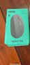 罗技（Logitech）M196 无线蓝牙鼠标 办公鼠标 笔记本商务办公家用 小巧便携 对称手型 石墨灰 实拍图