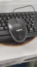 罗技（Logitech）MK120 键鼠套装 有线键鼠套装 办公键鼠套装 电脑键盘 USB即插即用 全尺寸 黑色 实拍图
