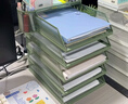 得力（deli）五层竖板金属文件座 办公桌文件架置物架 文件托盘 桌面文件框收纳架 PB266黑 实拍图