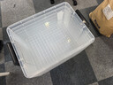 Cetomo 透明收纳箱特大号整理箱带轮外体积60L 53*38.5*31cm 1个装 实拍图