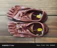 Vibram五指鞋女运动鞋轻便透气赤足跑步鞋健身训练休闲鞋五趾鞋  KSOEVO 勃艮第酒红（建议拍大一码） 37 实拍图