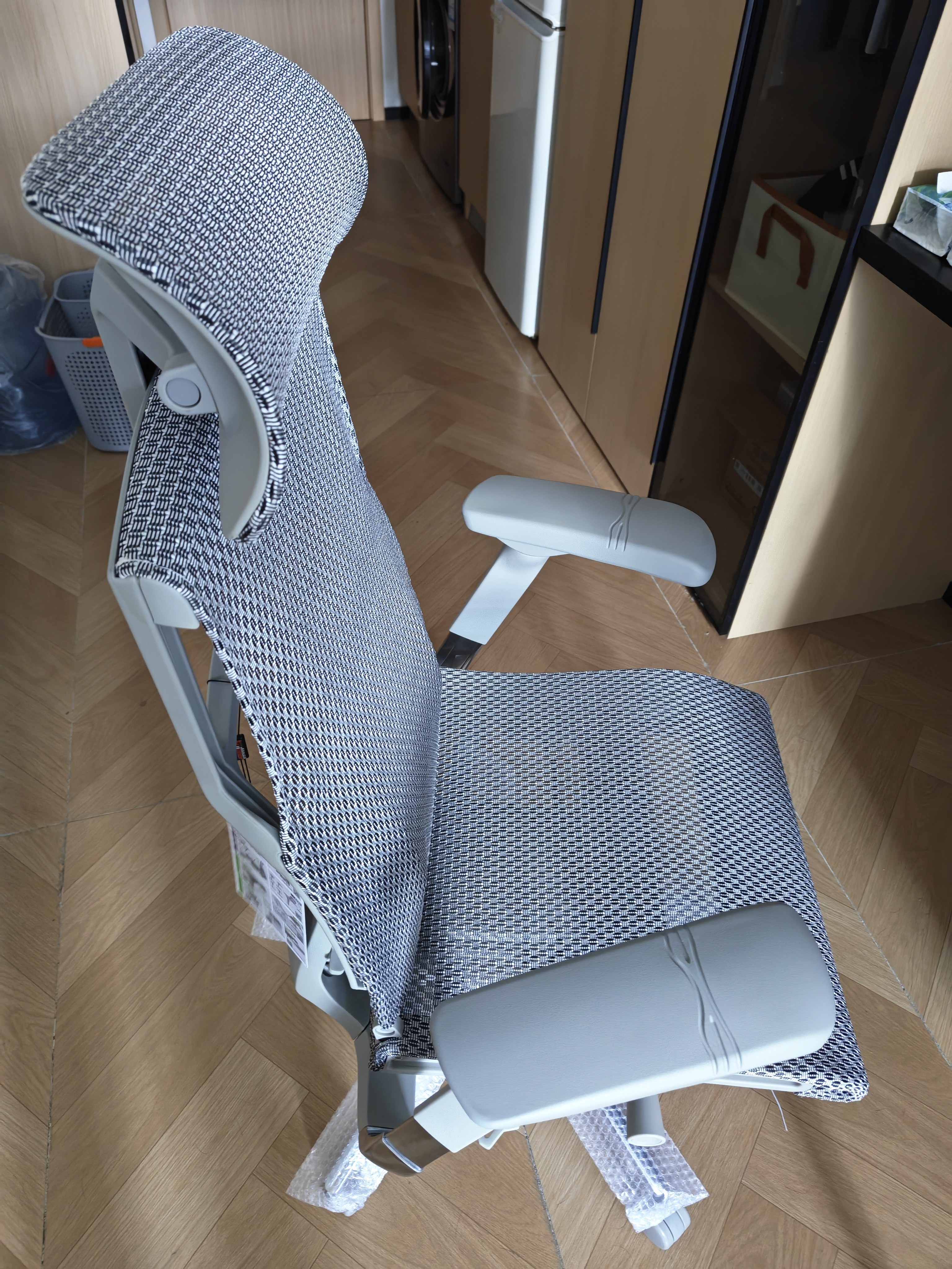 Ergonor保友Pofit 2代 智能人体工学椅 游戏电竞椅 撑腰电脑椅办公椅子 银白网 整椅发货 送货上门 实拍图