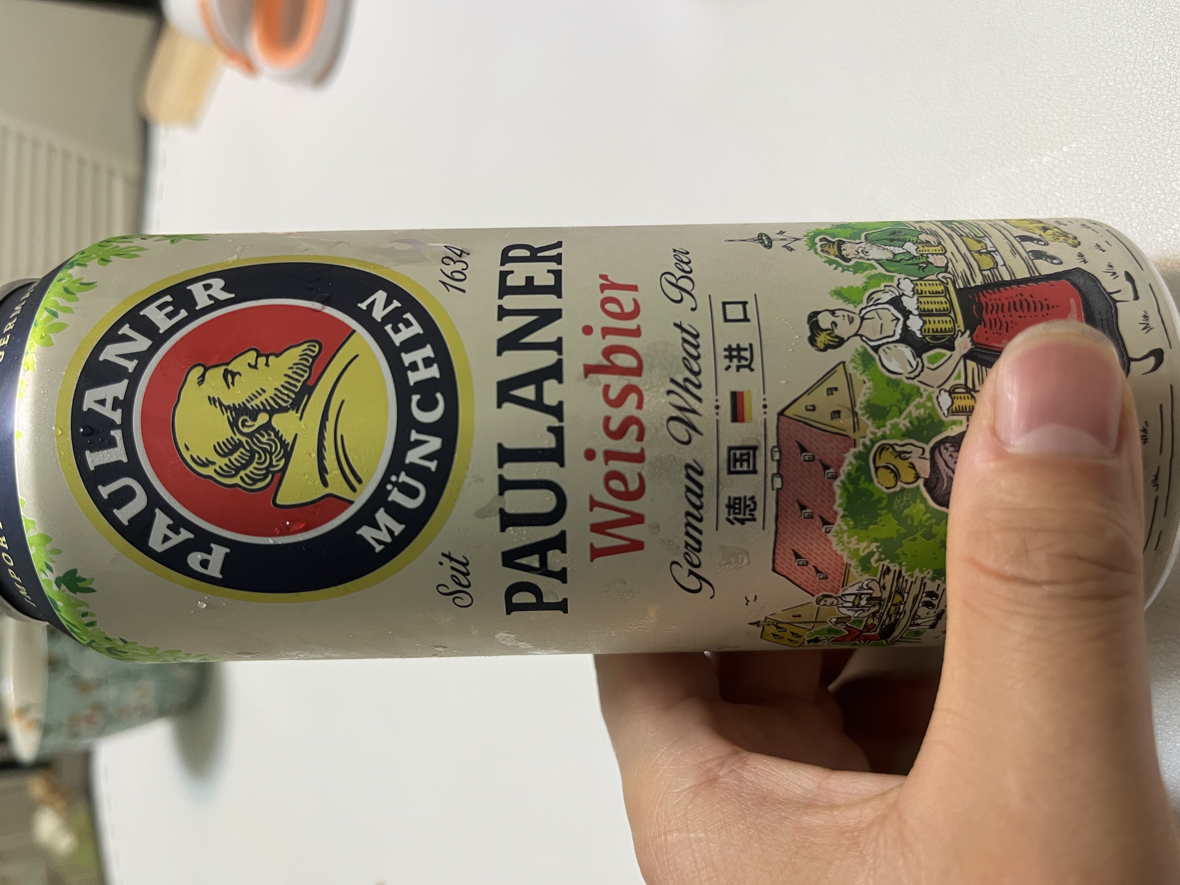 保拉纳（Paulaner）柏龙 经典小麦白啤 500ml*24听 德国进口啤酒 球赛必备 实拍图