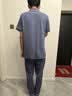 芬腾 情侣睡衣纯棉夏季短袖长裤可外穿家居服套装软棉棉 实拍图
