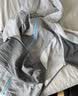 蕉内（Bananain）【王一博同款】502UV男女士同款防晒衣服冰丝皮肤衣夏季外套新款 烟雨灰拼水晶蓝拼暖白 3XL 实拍图
