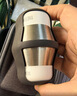 膳魔师（THERMOS）茶旅套装旅行茶具户外露营便携保温茶壶茶杯生日女神节礼物TCMU 【冰花漆304不锈钢】砖红+玻璃杯 实拍图