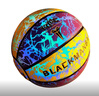 BLACKMANBA /黑曼巴发光篮球限量版生日礼物黑科技反光专业比赛防滑手感七号球送朋友学生男孩 科比黑曼巴五颜潮款 实拍图