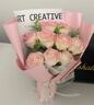 京东鲜花见面小花束礼盒装永生花香皂花生日礼物女生送女朋友闺蜜毕业礼物 实拍图