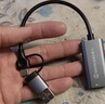 毕亚兹HDMI视频采集卡高清4K输入适用Switch/NS/PS5/4游戏手机相机直播录制电脑USB/Type-C双输出采集器 实拍图