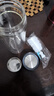 蒙福（mengfu）双层钢化玻璃杯保温水杯大容量过滤隔热耐摔办公泡茶杯子凉水杯子 双层玻璃杯 1000ml 实拍图