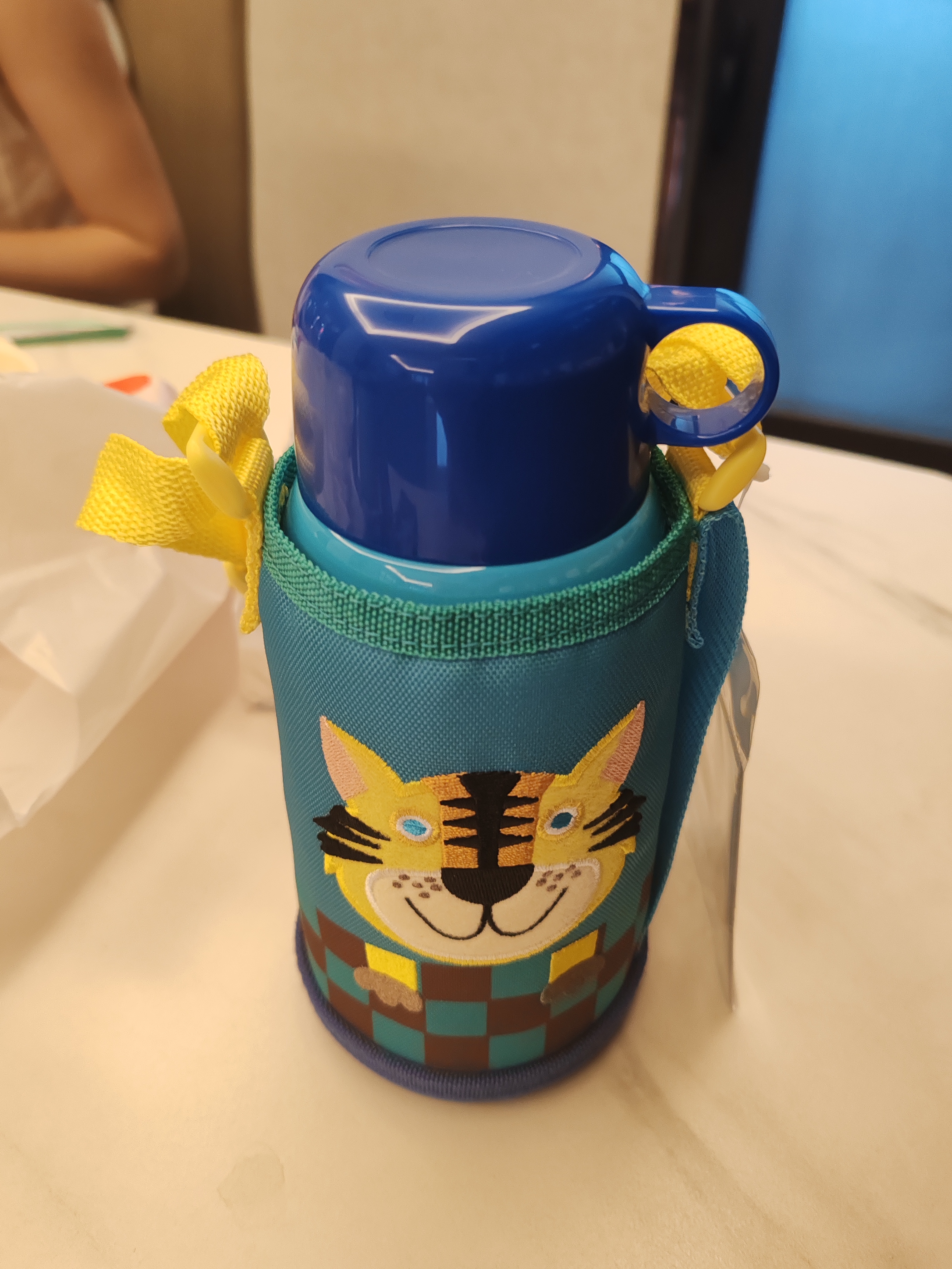 虎牌（TIGER）【京东限定】小老虎儿童保温杯学生吸管水杯一杯双盖 实拍图