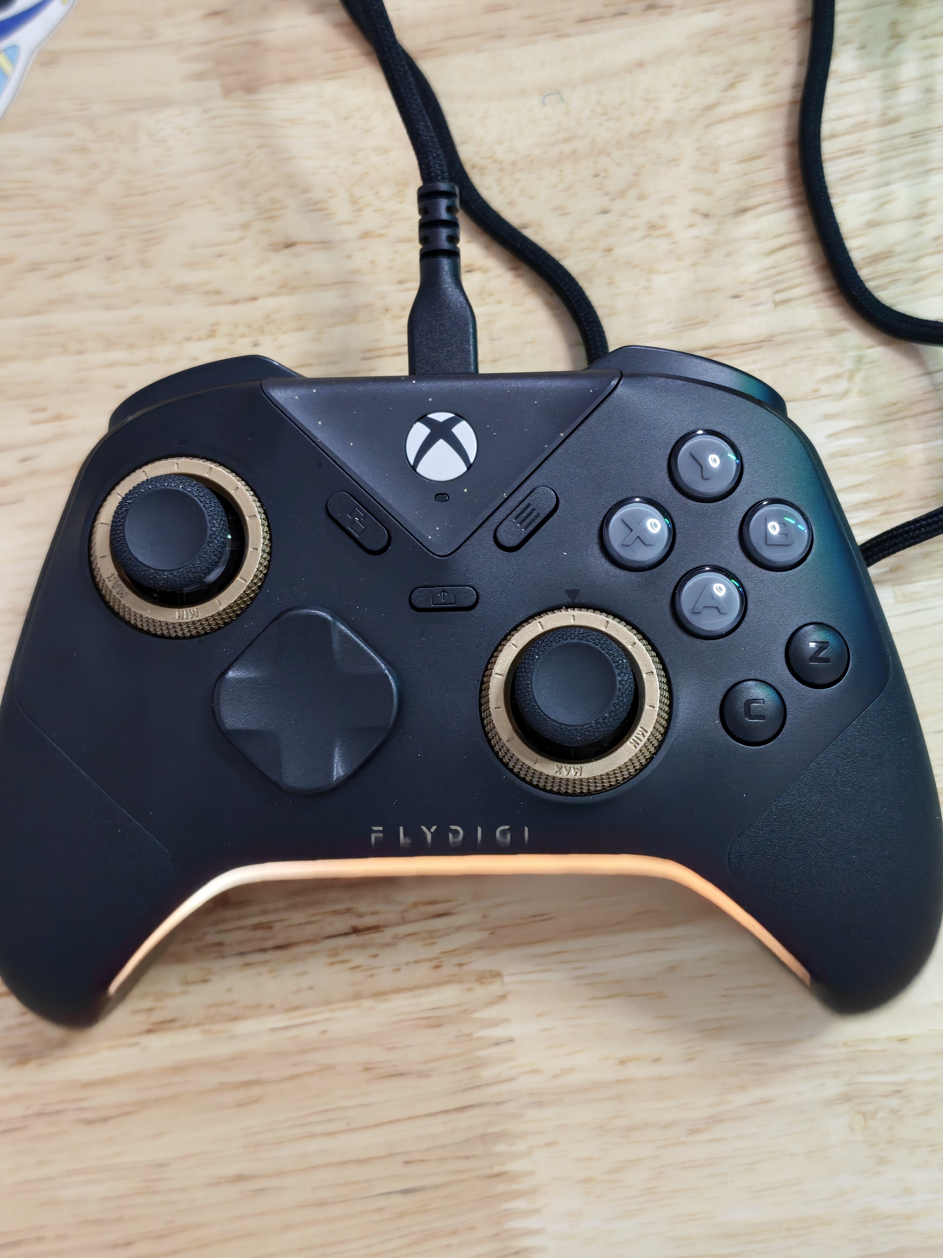 飞智黑武士5S 竞技精英游戏手柄 力切换杠杆扳机 XBOX授权有线版  震动体感PC电脑Steam电视 仁王3 实拍图