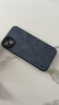 世咏（SHIYONG）适用苹果14plus手机壳 iphone14plus保护套镜头全包硅胶软边防摔超薄简约时尚皮纹壳男女款 雾霭蓝 实拍图