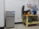 志高（CHIGO）小冰箱迷你小型家用冷藏冷冻两用宿舍出租房用双门办公室电冰箱节能省电 【一级能效】76L银色【全国联保丨节能省电】 实拍图