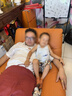 芝华仕（CHEERS）头等单人沙发椅懒人摇摇躺椅成人2026新款极简简约客厅阳台9780橙 实拍图
