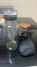 【送杯套】大容量加厚玻璃杯子便携杯茶水分离带杯套泡茶水杯 透明 1000ml吨吨桶 1只装 实拍图