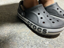 crocs卡骆驰洞洞鞋贝雅男鞋女鞋轻便耐磨一脚蹬拖鞋休闲鞋|10126 黑色-001 46 /47(300mm) 实拍图