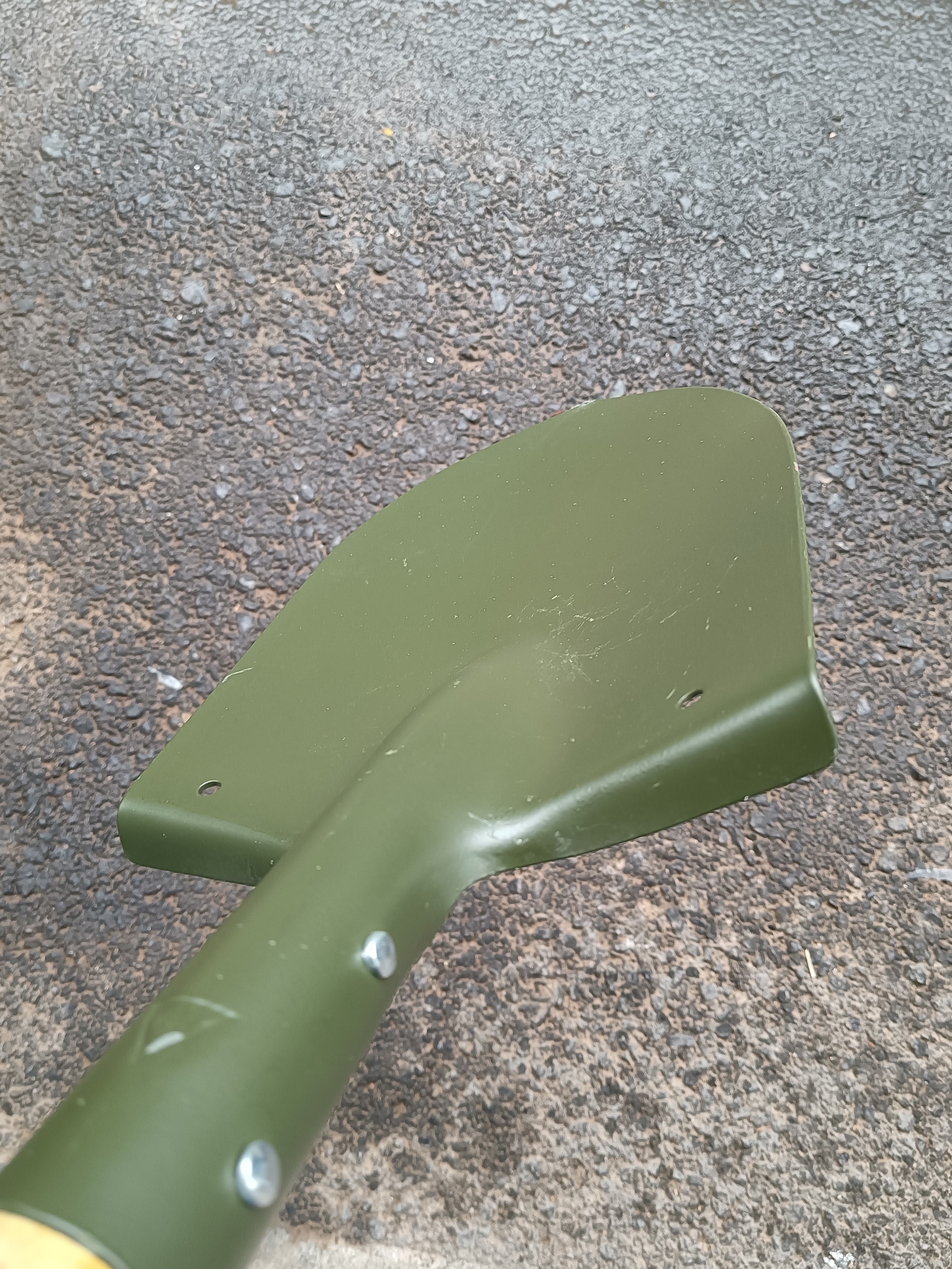 腾驰 工兵铲锰钢 自驾游装备 木质手柄小铁锹园艺工具车载防身 CZ6430 实拍图